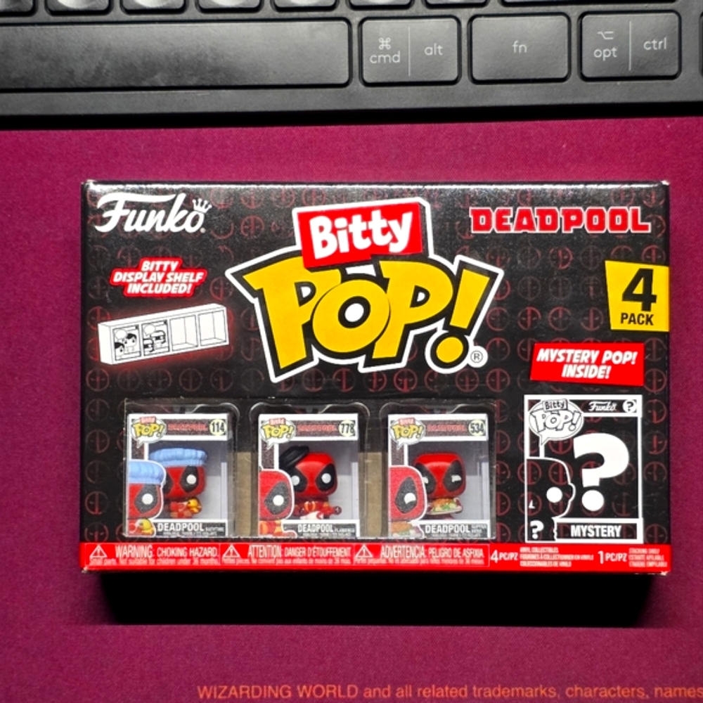 Funko Bitty Pop Deadpool 4-Pack with Mystery Figure